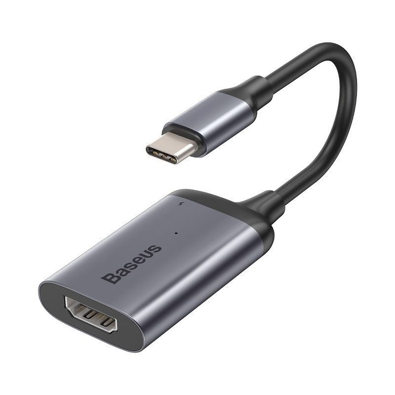 Adapter Baseus Enjoyment HDMI + USB-C Silver