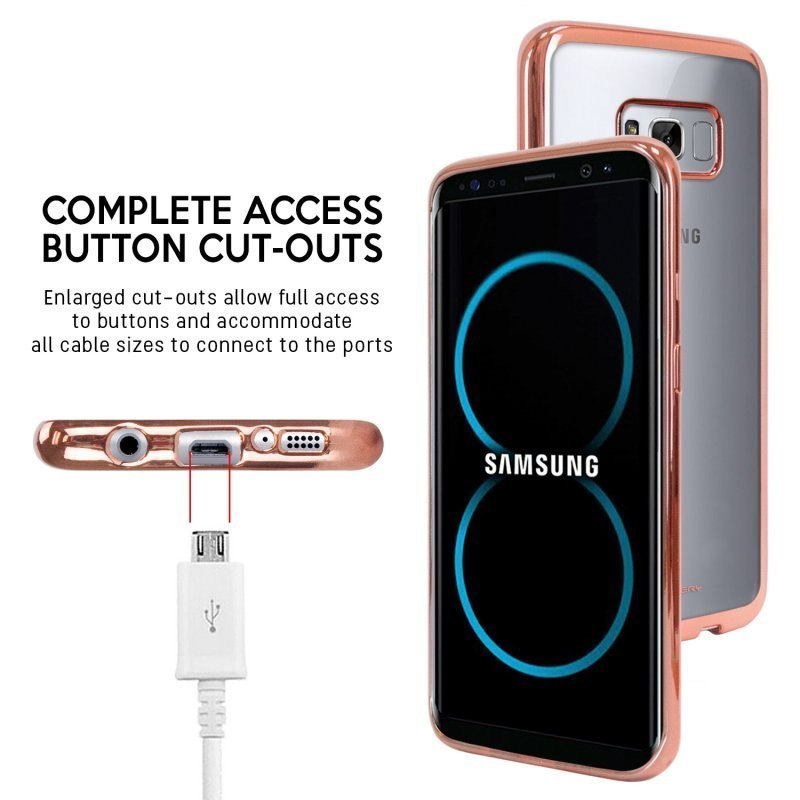 Mercury RING2 - Etui Samsung Galaxy S8+ (różowe złoto) Mercury RING2 - Etui Samsung Galaxy S8+ (różowe złoto)