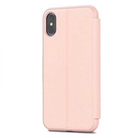 Moshi SenseCover - Etui z klapką dotykową iPhone Xs / X (Luna Pink) Moshi SenseCover - Etui z klapką dotykową iPhone Xs / X (Luna Pink)