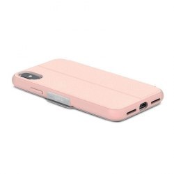 Moshi SenseCover - Etui z klapką dotykową iPhone Xs / X (Luna Pink)