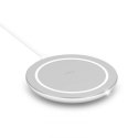 PURO Wireless Charging Station Qi - Bezprzewodowa ładowarka indukcyjna Qi do iPhone i Android, 5 W (biały)