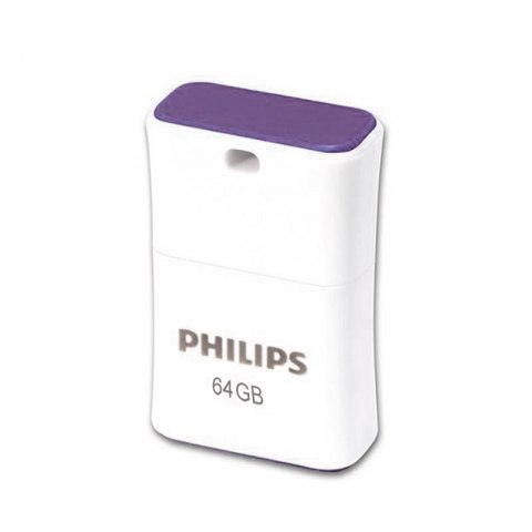 Philips Pendrive USB 2.0 64GB - Pico Edition (fioletowy) Philips Pendrive USB 2.0 64GB - Pico Edition (fioletowy)