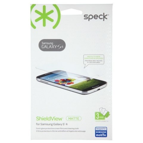 Speck Shieldview Matte - Folia ochronna Samsung Galaxy S4 (3-pak) Speck Shieldview Matte - Folia ochronna Samsung Galaxy S4 (3-pak)