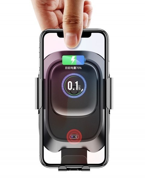 Uchwyt samochodowy z ładowarką indukcyjną Baseus Intelligent Auto Lock Dashboard Uchwyt samochodowy z ładowarką indukcyjną Baseus Intelligent Auto Lock Dashboard